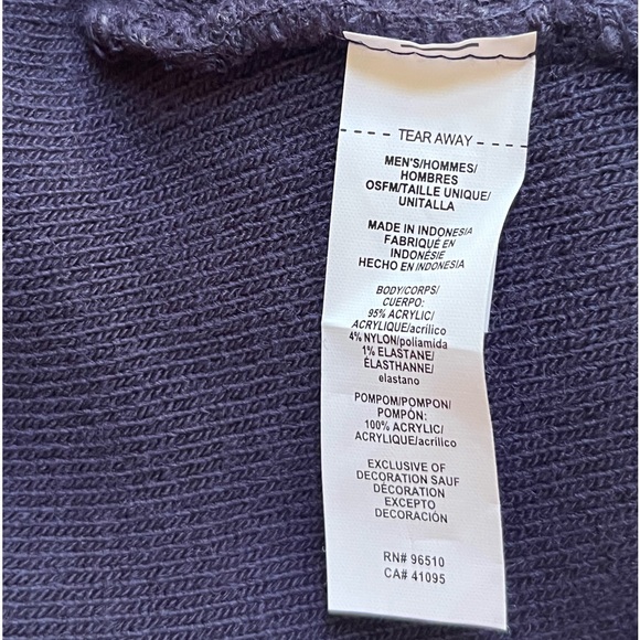 Under Armour Beanie UA Men’s OSFM Halftime Blue Cuffed Pom Knit Hat New - Picture 4 of 4